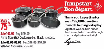 Canadian Tire Prima non-stick cookware set | cookware offer