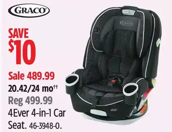 Canadian Tire Graco 4ever 4-in-1 car seat offer