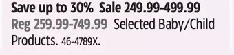 Canadian Tire Baby/child products offer
