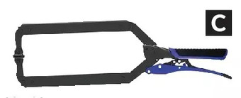 Princess Auto Pro point locking welding c-clamps. 19 in. offer
