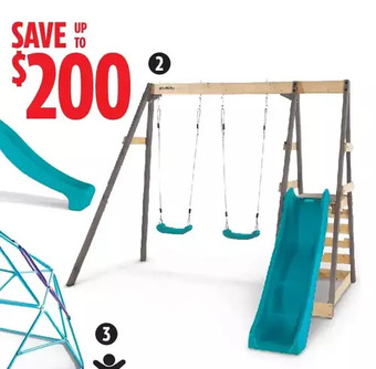 Canadian Tire Tamarin wooden climbing frame offer
