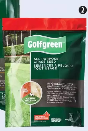 Canadian Tire Golfgreen grass seed offer