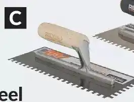 Princess Auto Stainless-steel square notch trowels 1/4 x 3/8 in. wood handle offer