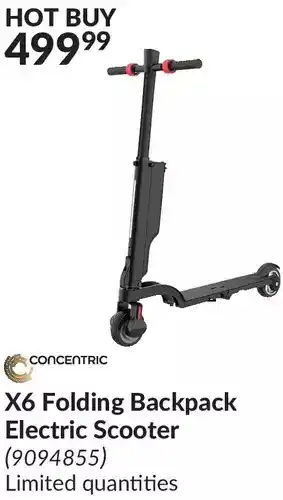 Princess Auto Concentric x6 backpack electric scooter offer