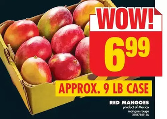No Frills Red mangoes offer