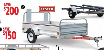 Canadian Tire Stirling galvalume plus utility trailer offer