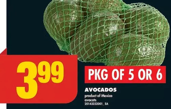 No Frills Avocados offer