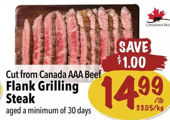 Farm Boy Flank grilling steak offer