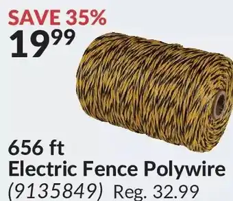 Princess Auto Electric fence polywire offer