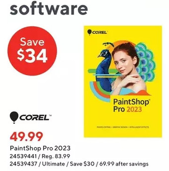 Staples Corel paintshop pro 2023 | ultimate offer