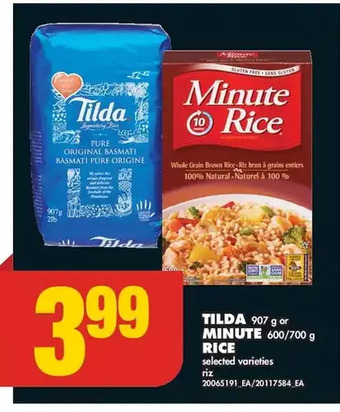 No Frills Tilda | minute rice offer