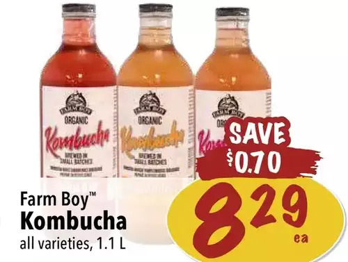 Farm Boy Farm boy kombucha offer