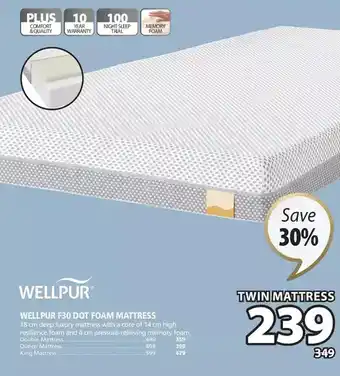 JYSK Wellpur f30 dot offer