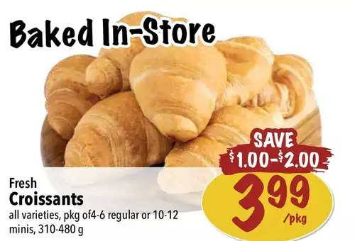 Farm Boy Croissants offer