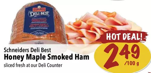 Farm Boy Schneiders honey maple smoked ham offer