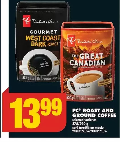 No Frills Pc roast | ground coffee offer