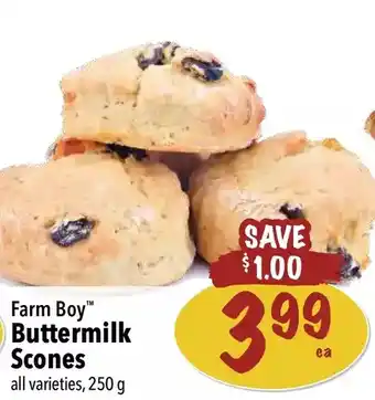 Farm Boy Farm boy buttermilk scones offer
