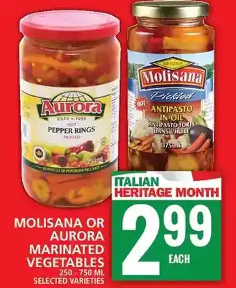 Food Basics Molisana | aurora marinated vegetables offer