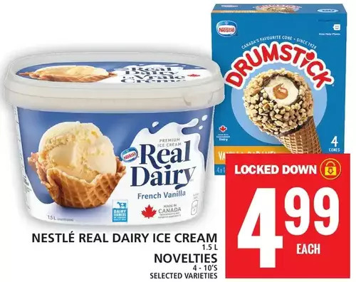 Food Basics Nestlé real dairy ice cream | novelties offer