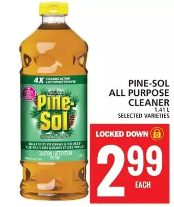 Food Basics Pine-sol all purpose cleaner offer