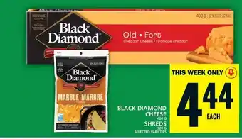 Food Basics Black diamond cheese | shreds offer