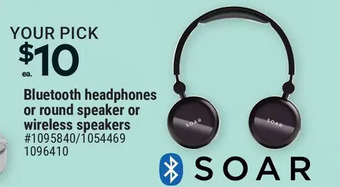 Giant Tiger Bluetooth headphones offer