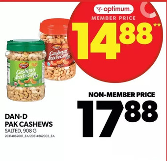 Real Canadian Superstore Dan-d pak cashews offer