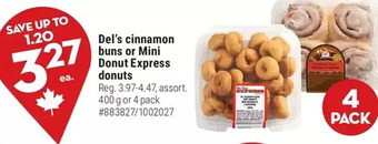 Giant Tiger Del's cinnamon buns offer