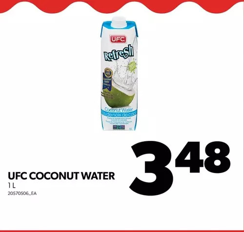 Real Canadian Superstore Ufc coconut water offer