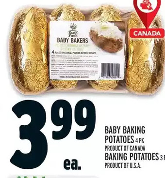 Metro Baby baking potatoes | baking potatoes offer