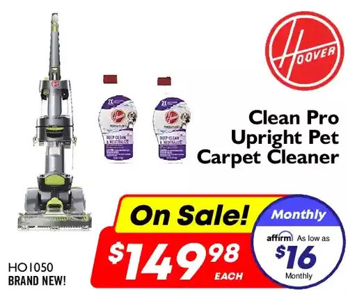Factory Direct Clean pro upright pet carpet cleaner offer
