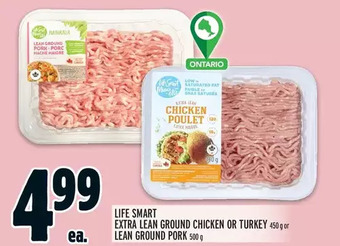 Metro Life smart extra lean ground chicken or turkey or lean ground pork offer