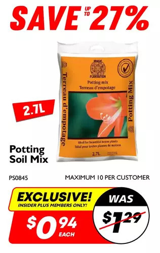 Factory Direct Potting soil mix offer