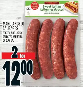 Metro Marc angelo sausages offer