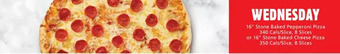 Metro 16 stone baked pepperoni pizza or 16 stone baked cheese pizza offer