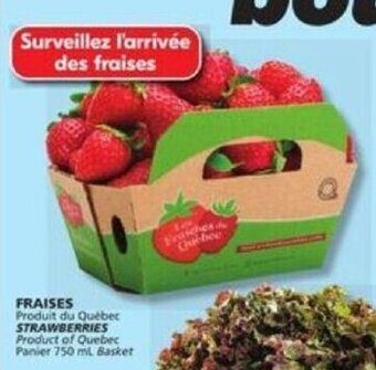 IGA STRAWBERRIES 750 ml. offer