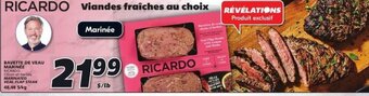 IGA RICARDO MARINATED VEAL FLAP STEAK offer