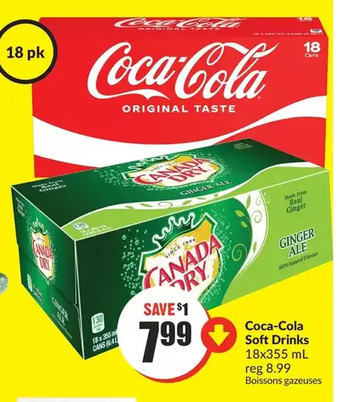 FreshCo Coca-cola soft drinks offer