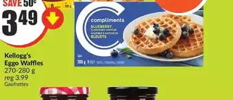 FreshCo Kellogg's eggo waffles offer