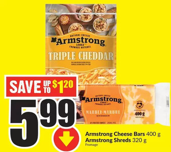 FreshCo Armstrong cheese bars | armstrong shreds offer