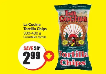 FreshCo La cocina tortilla chips offer