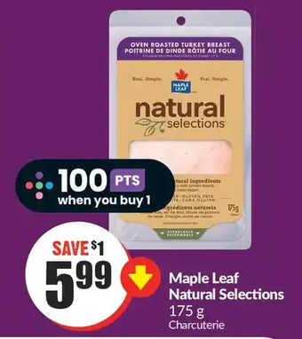 FreshCo Maple leaf natural selections offer
