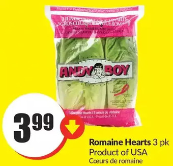 FreshCo Romaine hearts offer
