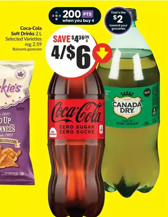 FreshCo Coca-cola soft drinks offer