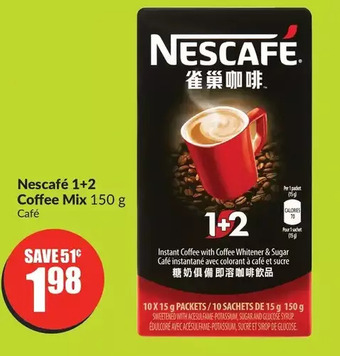 FreshCo Nescafé 1+2 coffee mix offer