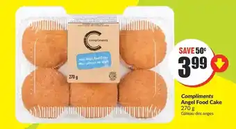 FreshCo Compliments angel food cake offer