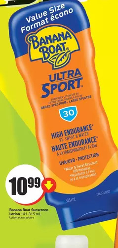 FreshCo Banana boat sunscreen offer