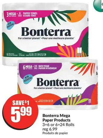 FreshCo Bonterra mega paper products offer