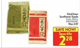 Walmart ChaCheer Sunflower Seeds 260 g offer
