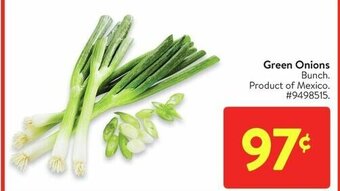 Walmart Green Onions offer